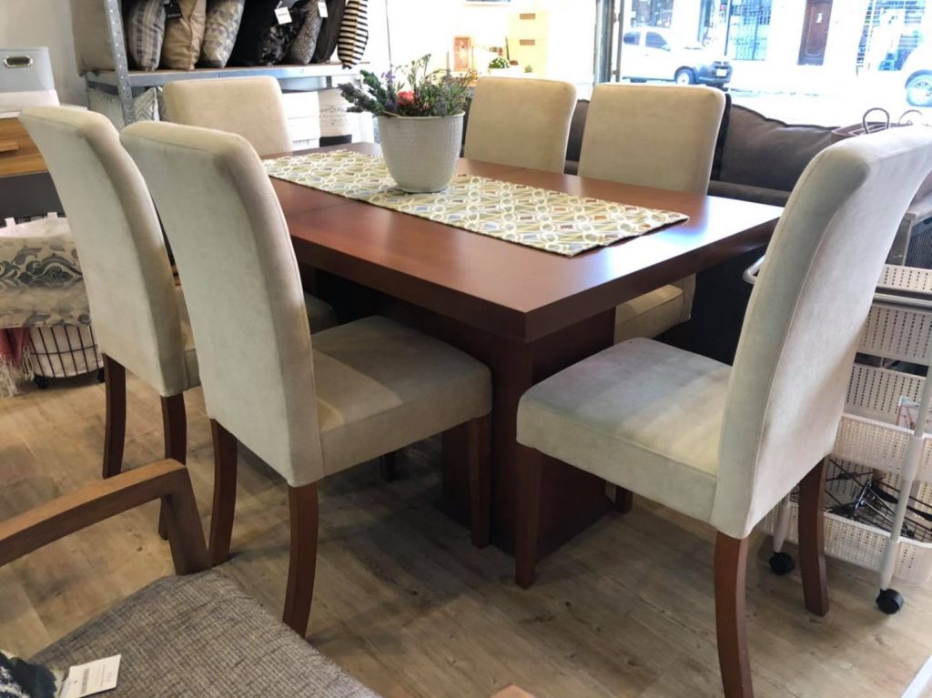 Juego de comedor extensible