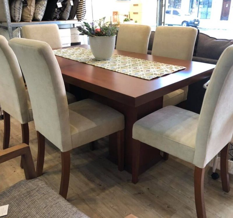 Juego de comedor extensible