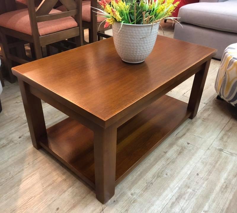 Mesa de living con revistero