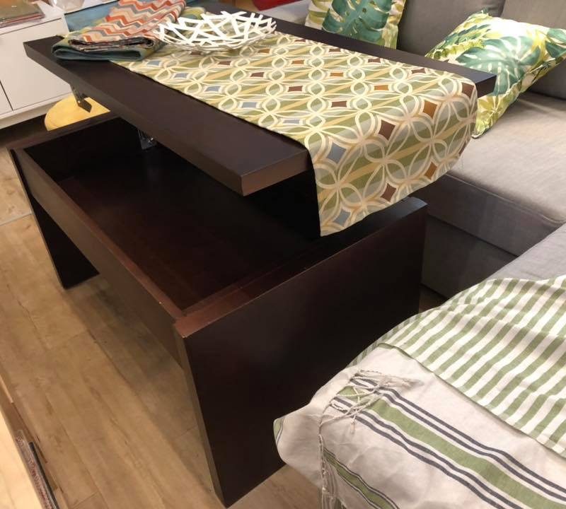 Mesa de living , con tapa elevable