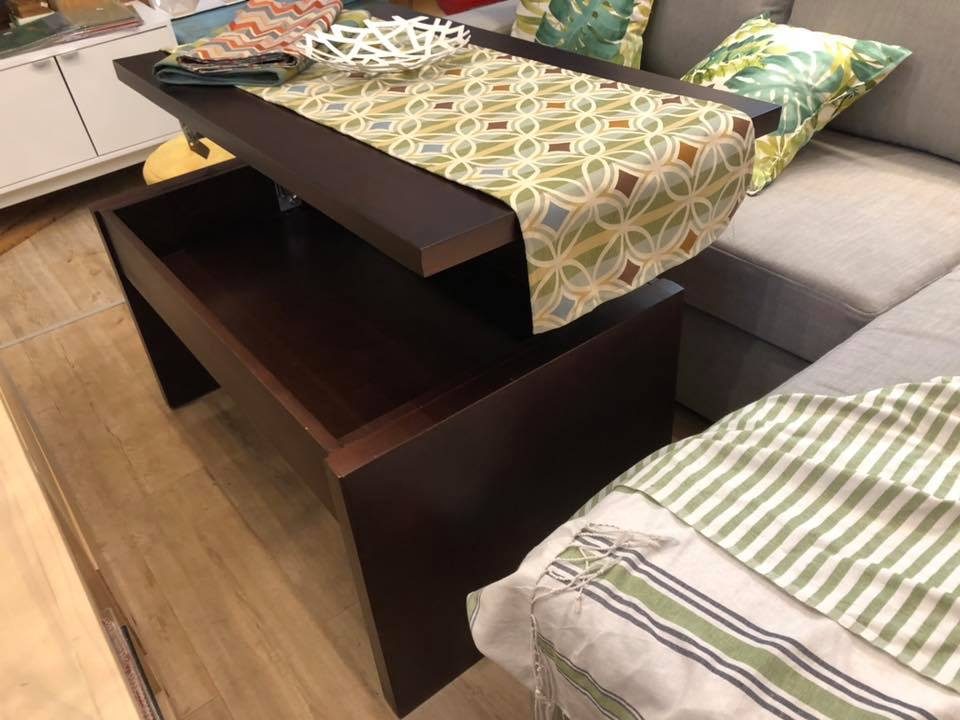 Mesa de living , con tapa elevable