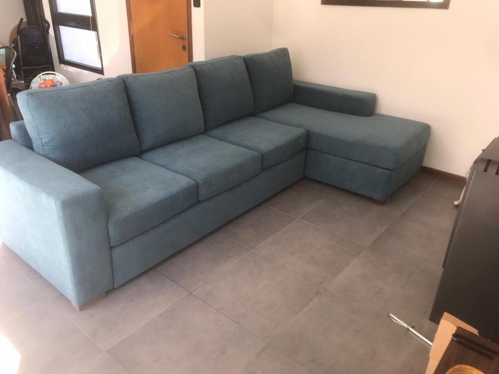 Sofa chaise Longue cuatro cuerpos