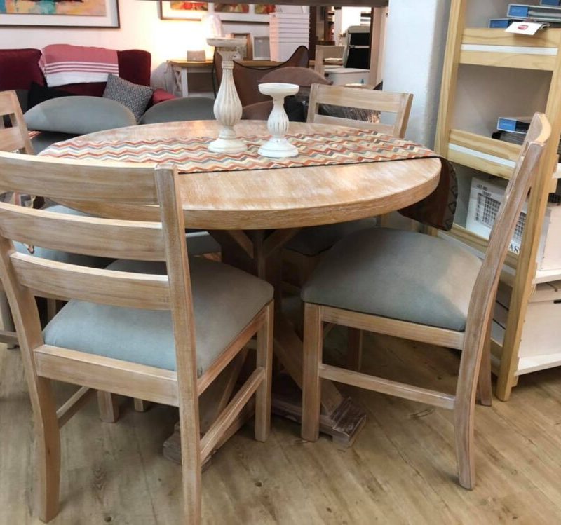 Mesa Redonda con 4 sillas