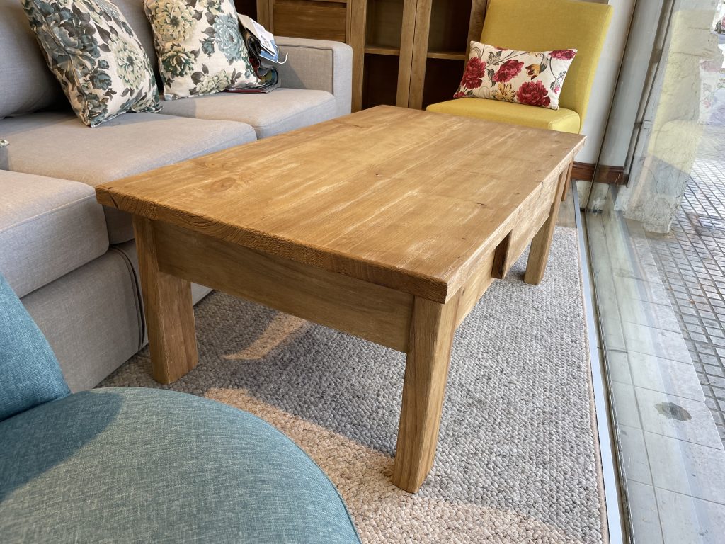 Mesa de living rustica