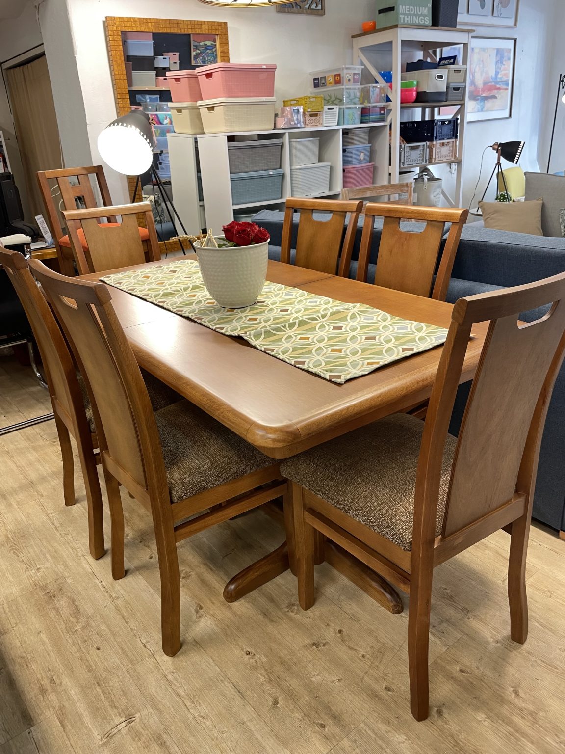 Juego de comedor extensible
