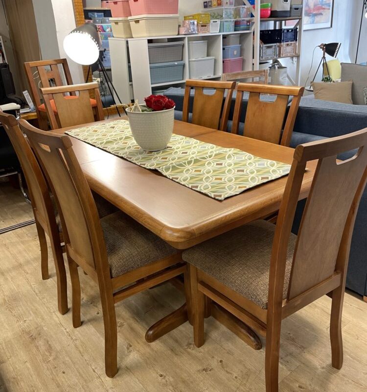 Juego de comedor extensible